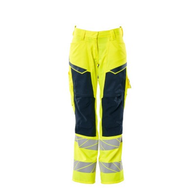 Produktbild von MASCOT® - Hose mit Knietaschen ACCELERATE SAFE, hi-vis Gelb/Schwarzblau, Größe 