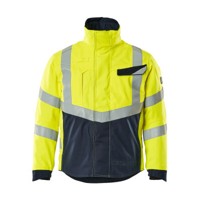 Produktbild von MASCOT® - Winterjacke MULTISAFE, hi-vis Gelb/Schwarzblau, Größe 3XL