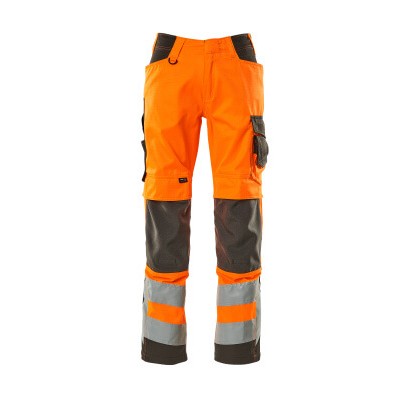 Produktbild von MASCOT® - Hose mit Knietaschen SAFE SUPREME, hi-vis Orange/Dunkelanthrazit, Grö