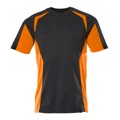 Produktbild von MASCOT® - T-Shirt Schwarzblau/Hi-vis Orange 22082-771-01014, Größe XL