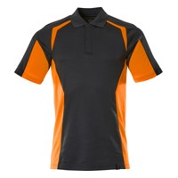 Produktbild von MASCOT® - Polo-Shirt Schwarzblau/Hi-vis Orange 22083-771-01014, Größe 5XL