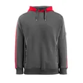 Produktbild von MASCOT® - Kapuzensweatshirt Motril Dunkelanthrazit/Hi-vis Rot 50124-932-18222, 