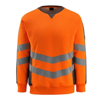 Produktbild von MASCOT® - Wigton Sweatshirt SAFE SUPREME, hi-vis Orange/Dunkelanthrazit, Größe 