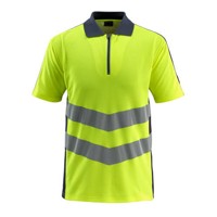 Produktbild von MASCOT® - Murton Polo-Shirt SAFE SUPREME, hi-vis Gelb/Schwarzblau, Größe 3XL