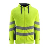 Produktbild von MASCOT® - Corby Kapuzensweatshirt mit Reißverschluss - SAFE SUPREME - hi-vis Ge
