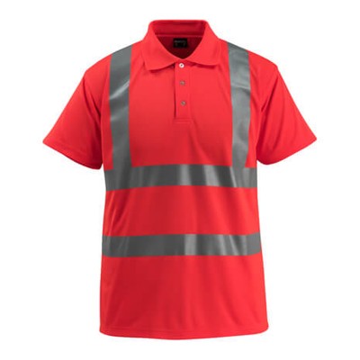 Produktbild von MASCOT® - Polo-Shirt Bowen Hi-vis Rot 50593-976-222, Größe 2XL