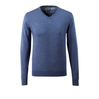 Produktbild von MASCOT® - Strickpullover FRONTLINE, Blau-meliert, Größe M