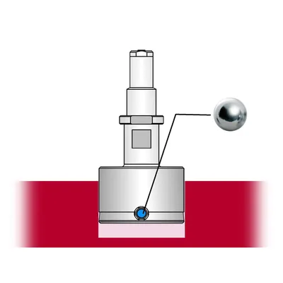 Produktbild von Mahr - 844 D-C Messdorn >9-12 mm Messfl. Hartchrom, M6x0,75