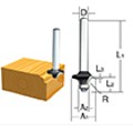 Produktbild von Makita® - Rundkantenfräser 6mm D-09547