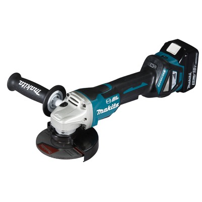 Produktbild von Makita® - Akku-Winkelschleifer 18V DGA517RTJ, 2x 5,0Ah