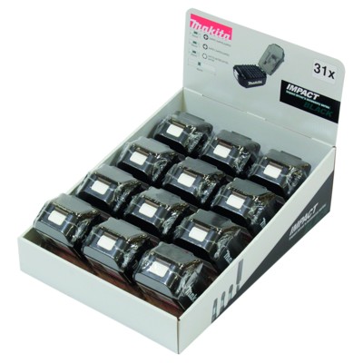 Produktbild von Makita® - Display 12x Impact Black Bit-Set 31-teilig E-03090