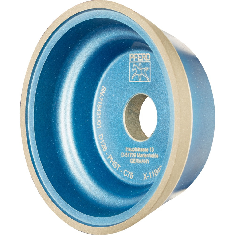 PFERD Diamant-Schleifscheibe Kunstharz 11V9 PHST 178 mm D126 (mittel) Trockenschliff Produktbild img1 L