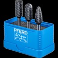 Produktbild von PFERD - Hartmetall Hochleistungsfrässtift Set ALLROUND HC-FEP 3-tlg. Schaft-Ø 6