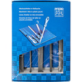 PFERD Werkstattfeilen/-raspel-Set 5-tlg. in Rolltasche 200mm für grobe Zerspanung Produktbild