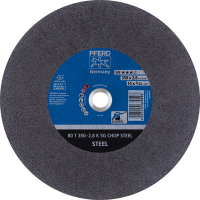 PFERD 522639 Trennscheiben Leistungs-Linie SG Steel EHT – 180 X 2,9 X 22,23 Mm, 25 Stück, Max. 8500 RPM