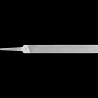 Produktbild von PFERD - Präzisions-Ansatzfeile Flachstumpf 200mm Schweizer Hieb 1, mittel