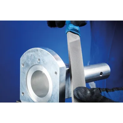 Produktbild von PFERD - PLUS-Feile mit Heft Flachstumpf 300mm Spezialhieb vermindert Zusetzen d