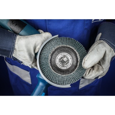 Produktbild von PFERD - POLIFAN Fächerscheibe PFC 125 mm X-LOCK konisch Z40 Uni.-Linie PSF STEE