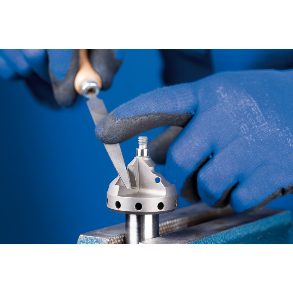 PFERD Schlüsselfeile Flachspitz 100mm Hieb 2 für filigrane Feilarbeiten Produktbild img3 L