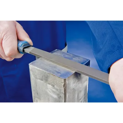 Produktbild von PFERD - PLUS-Feile mit Heft Flachstumpf 300mm Spezialhieb vermindert Zusetzen d