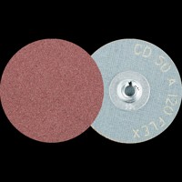 Produktbild von PFERD - COMBIDISC Korund Schleifblatt CD Ø 50mm A120 FLEX für Werkzeug-und Form