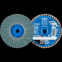 Produktbild von PFERD - COMBIDISC Zirkon Mini-POLIFAN CD Ø 50mm Z120 für gehärteten Stahl