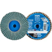 Produktbild von PFERD - COMBIDISC Zirkon Mini-POLIFAN CD Ø 50mm Z120 für gehärteten Stahl