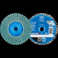 Produktbild von PFERD - COMBIDISC Zirkon Mini-POLIFAN CD Ø 75 mm Z40 für gehärteten Stahl