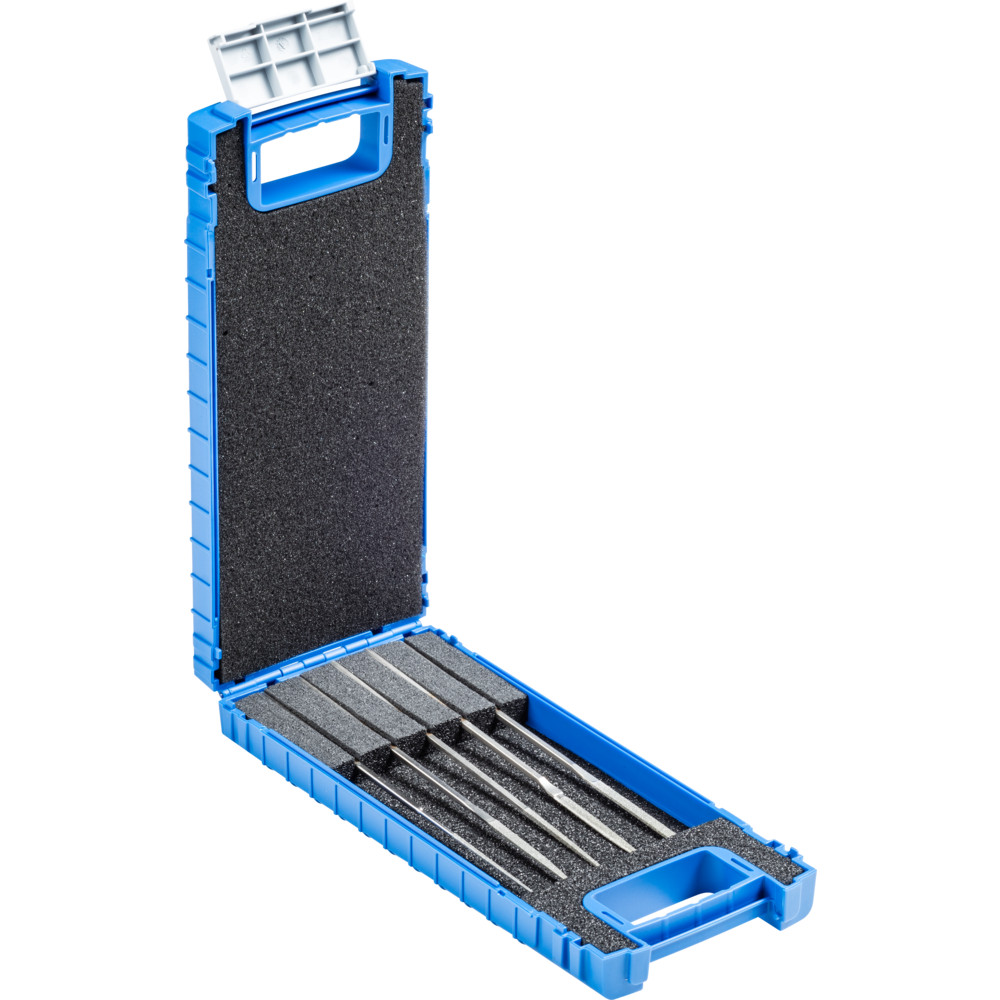 PFERD Diamant-Hemmungsfeilen-Set 5-tlg. 140mm D91 (fein) für kl. Geometrien harter Werkstoffe Produktbild img1 L