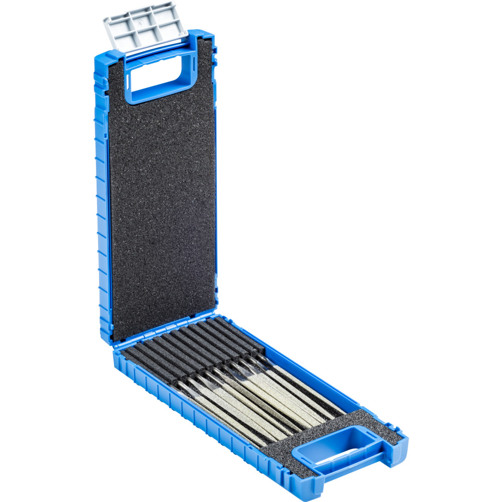 PFERD Diamant-Nadelfeilen-Set 11-tlg. 140mm D181 (grob) für harte Werkstoffe Produktbild img1 L