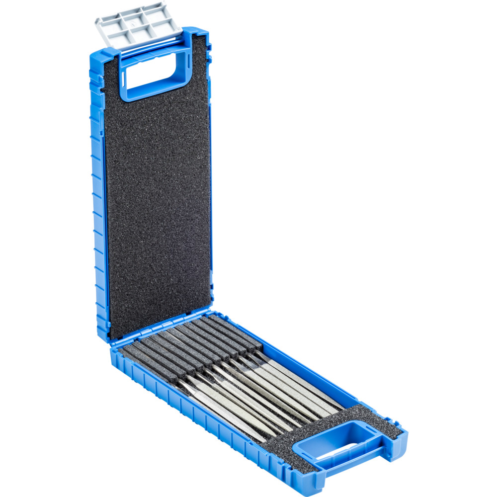 PFERD Diamant-Nadelfeilen-Set 11-tlg. 140mm D91 (fein) für harte Werkstoffe Produktbild img1 L