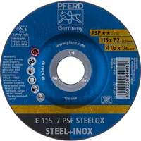 PFERD Schruppscheibe E Universallinie PSF STEELOX für Stahl/Edelstahl Produktbild