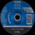 Produktbild von PFERD - Schruppscheibe E 180x7,2x22,23 mm Leistungslinie SG STEEL für Stahl