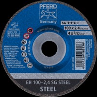 Produktbild von PFERD - Trennscheibe EH 100x2,4x16 mm gekröpft Leistungslinie SG STEEL für Stah