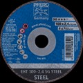 Produktbild von PFERD - Trennscheibe EHT 100x2,4x16 mm gerade Leistungslinie SG STEEL für Stahl