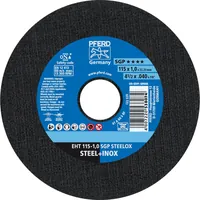 Produktbild von PFERD - Trennscheibe EHT 115x1,0x22,23 mm gerade Speziallinie SGP STEELOX für S