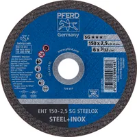 PFERD Trennscheibe EHT gerade Leistungslinie SG STEELOX für Stahl/Edelstahl Produktbild