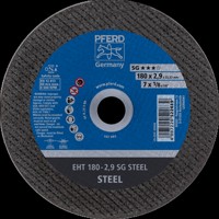 Produktbild von PFERD - Trennscheibe EHT 180x2,9x22,23 mm gerade Leistungslinie SG STEEL für St