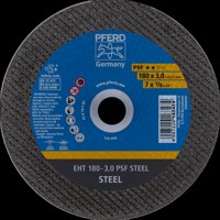 Produktbild von PFERD - Trennscheibe EHT 180x3,0x22,23 mm gerade Universallinie PSF STEEL für S