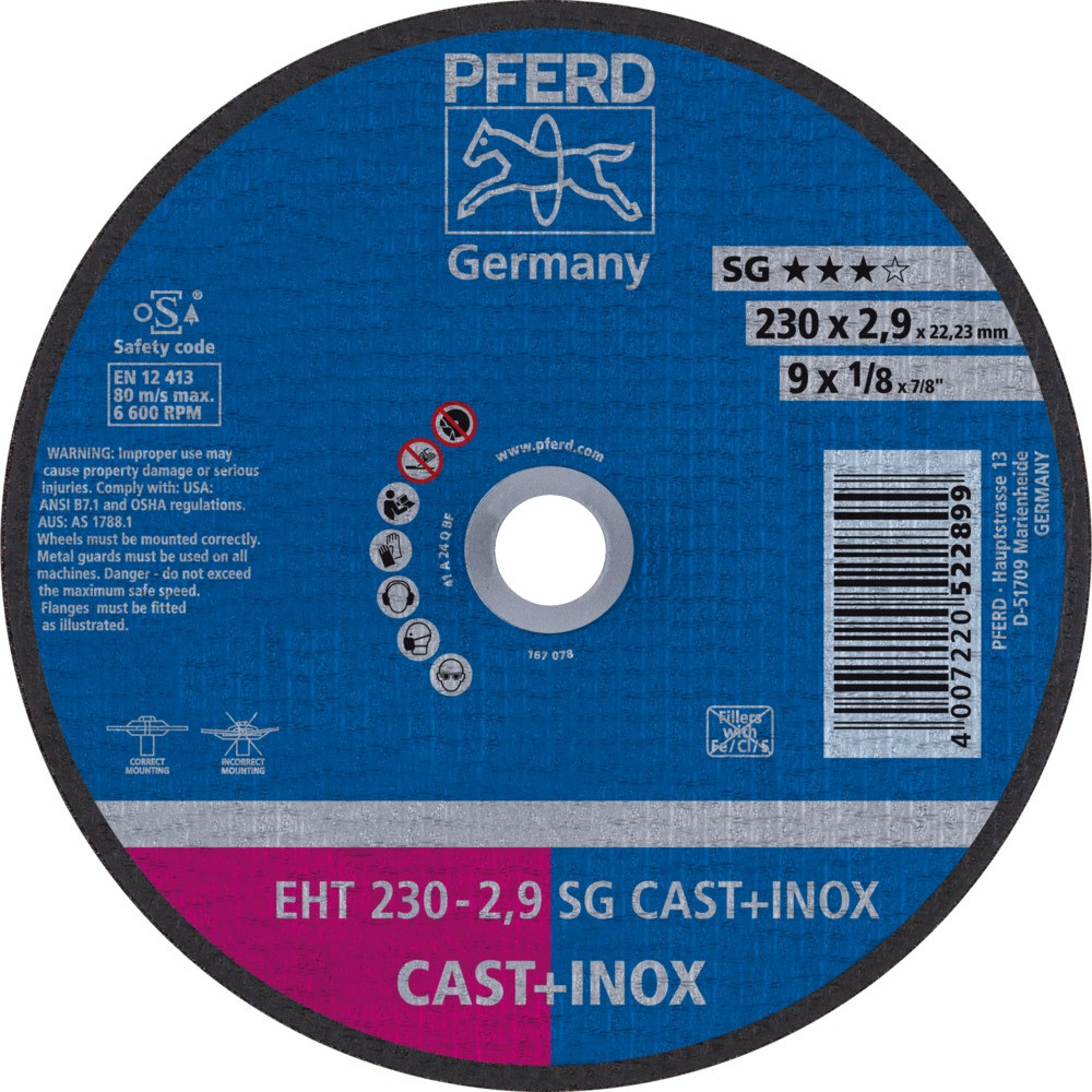 PFERD Trennsch. A24QSG 230x2,9mm ger. Pferd Produktbild img1 L