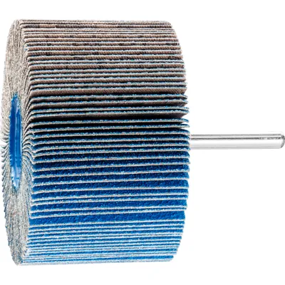 Produktbild von PFERD - Zirkon Fächerschleifer F Ø 80x50mm Schaft-Ø 6 mm Z-COOL80 für kühlen Sc