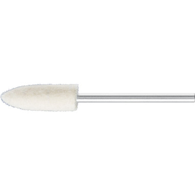 Produktbild von PFERD - harte Filzpolierstifte Spitzkegelform Ø 6x18 mm Schaft-Ø 2,35 mm
