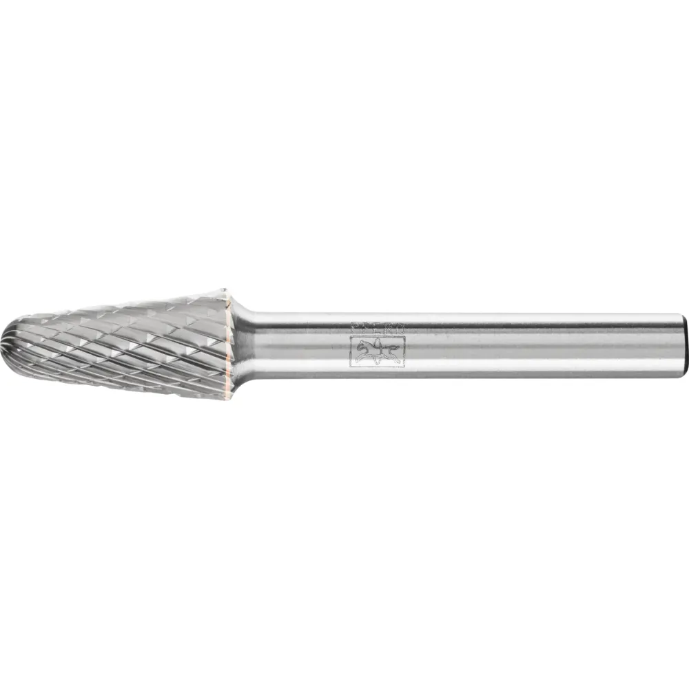 PFERD Hartmetall Frässtift Rundbogen KEL Z3P universal mittel kreuzverzahnt Produktbild img1 L