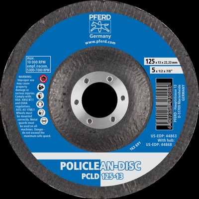 Produktbild von PFERD - Disc Policlean PCLD 125x13mm Pferd