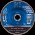 Produktbild von PFERD - POLIFAN STRONG Fächerscheibe PFC 180x22,23 mm konisch Z36 Speziallinie 