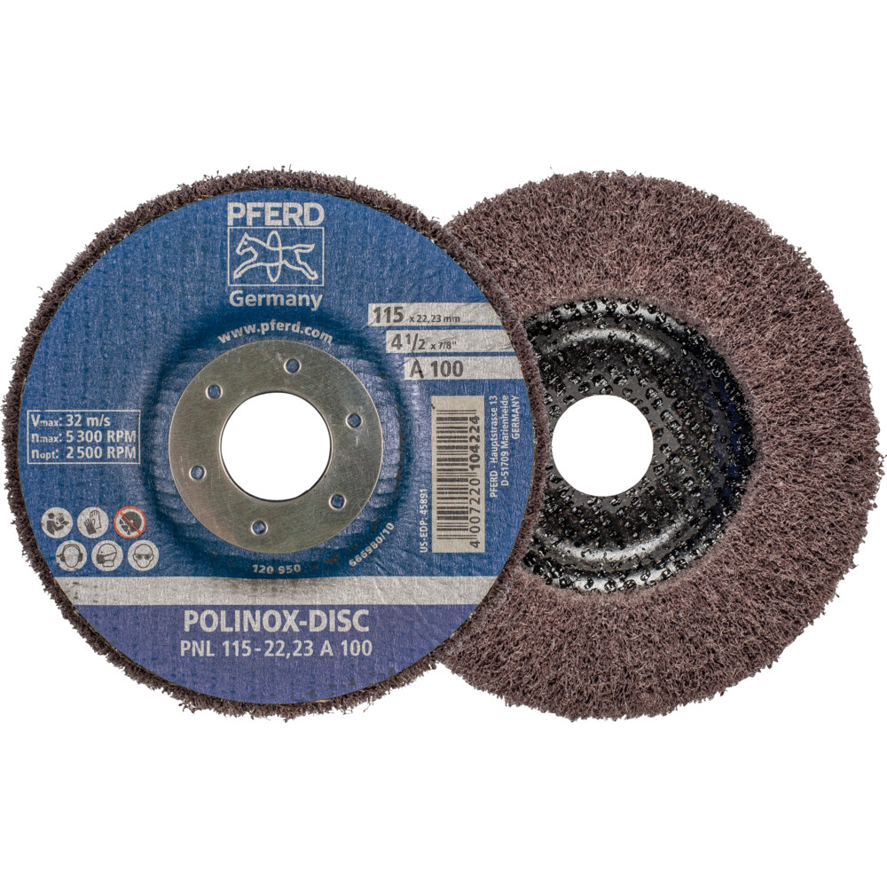PFERD POLINOX Vlies-Schleifdisc PNL für Feinschliff und Finish Produktbild img1 L