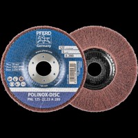 Produktbild von PFERD - POLINOX Vlies-Schleifdisc PNL Ø 125 mm Bohrung-Ø 22,23 mm A280 für Fein