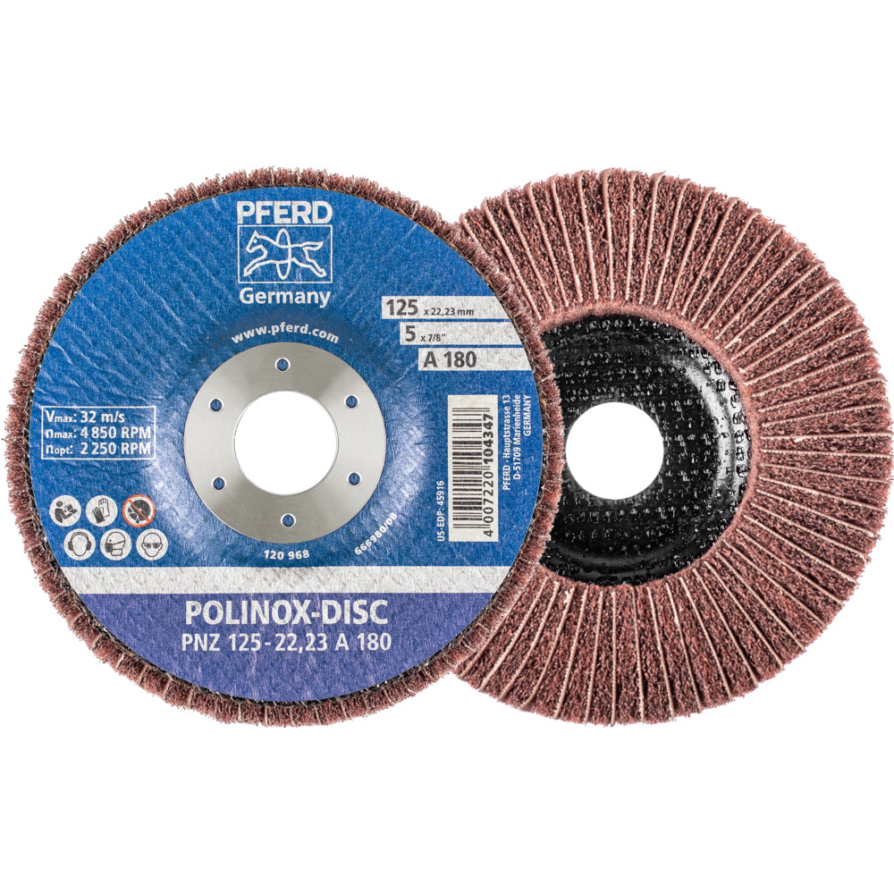 PFERD POLINOX Vlies-Schleifdisc PNZ für Feinschliff und Finish Produktbild img1 L