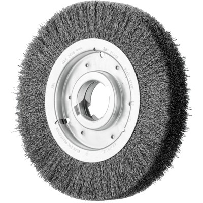 Produktbild von PFERD - Rundbürste breit ungezopft RBU Ø250x48xvariable Bohrung Stahl-Draht-Ø0,