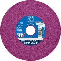 Produktbild von PFERD - CHAIN SHARP Schleifscheibe CS-G Ø145x3,2 mm Bohrung-Ø 22,2 mm A60 zum S